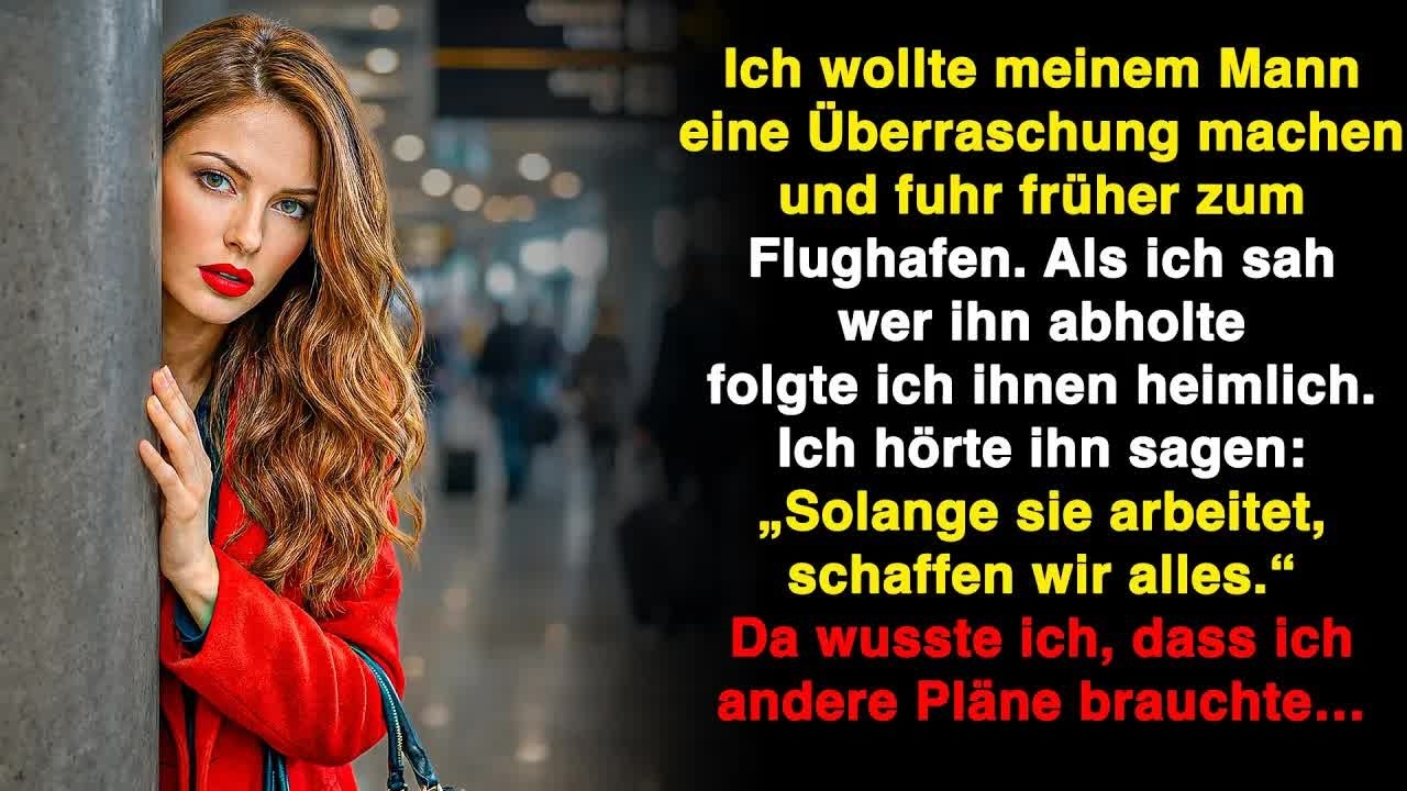 Ich ging früher, um meinem Mann am Flughafen eine Überraschung zu machen …