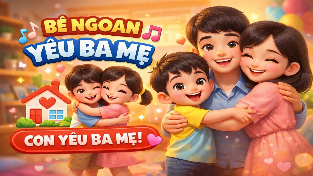 👉 BÉ NGOAN YÊU BA MẸ 👶🎶 | Nhạc Thiếu Nhi Vui Nhộn | Bé Ngoan Biết Nghe Lời