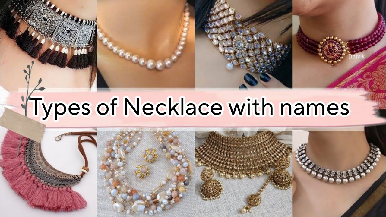 Types of necklaces with names/Types of choker necklace/Necklace design artificial for girls women