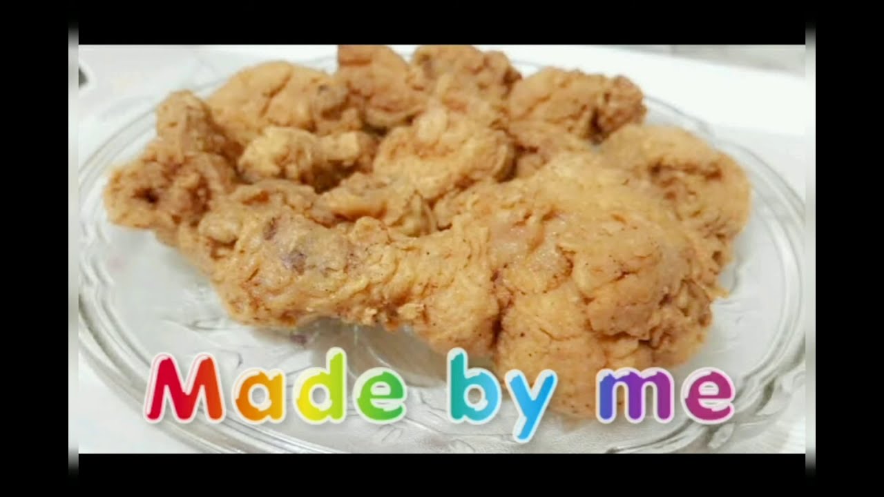 KFC style fried chicken recipe in Urdu #Lazeez Food