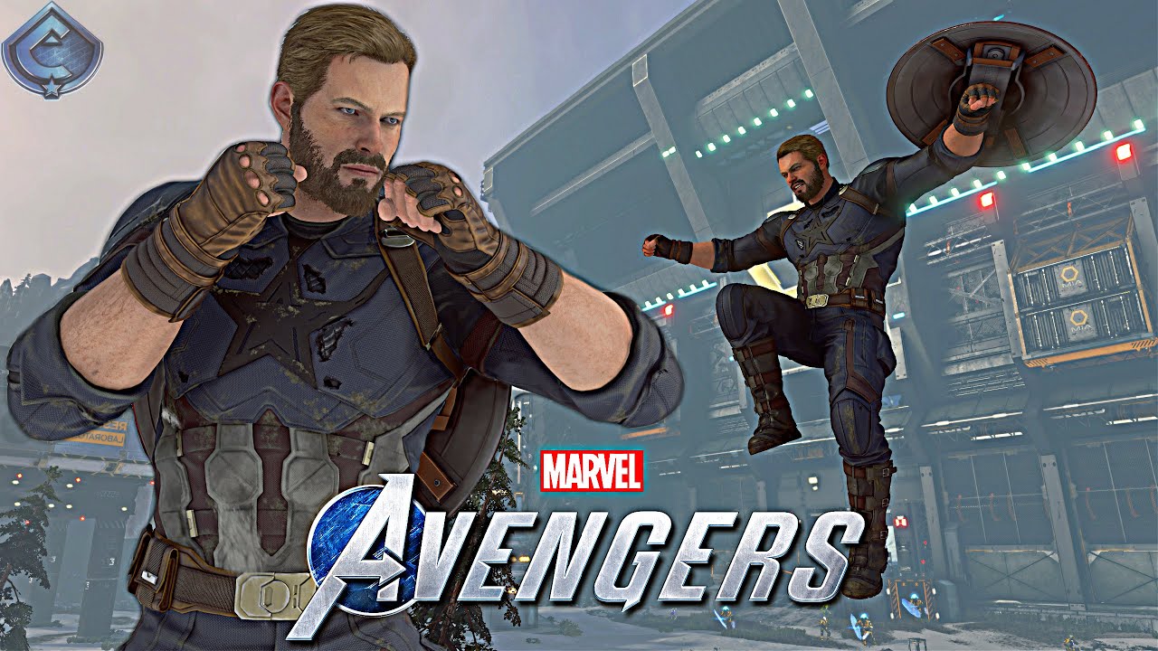 Marvel's Avengers Game - Infinity War Captain America Movie Suit Free Roam Gameplay! [4K 60fps]