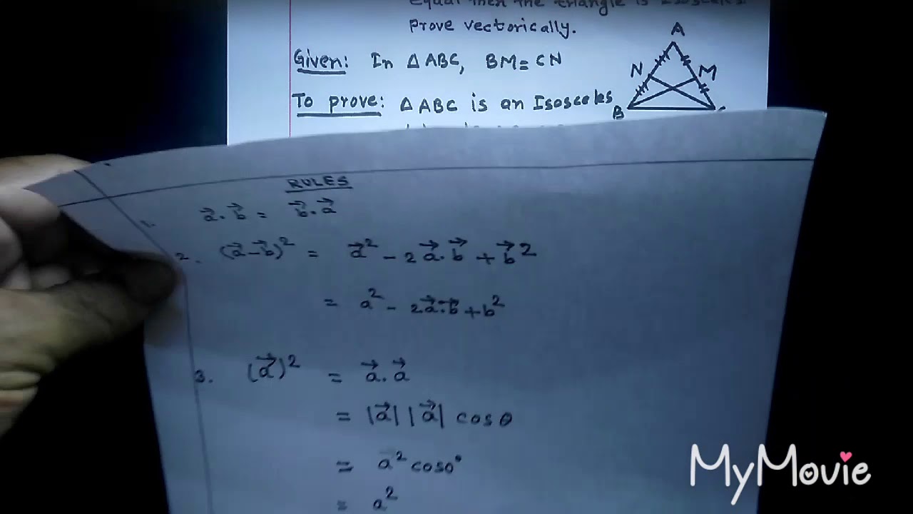 In a triangle, if two medians are equal then the triangle is isosceles