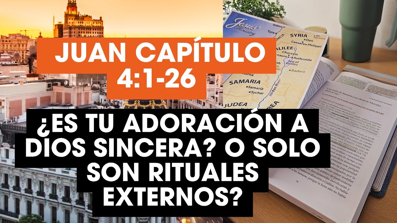 Lectura Bíblica Juan 4:1-26- ¿Adoras a Dios sinceramente?🙏 #estudiosbiblicoscompletos #lectura 🔥📖✨️