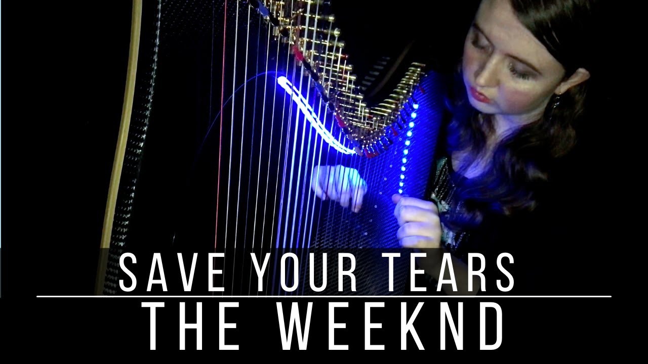 The Weeknd - Save Your Tears (Harp Cover by Arianna Worthen)