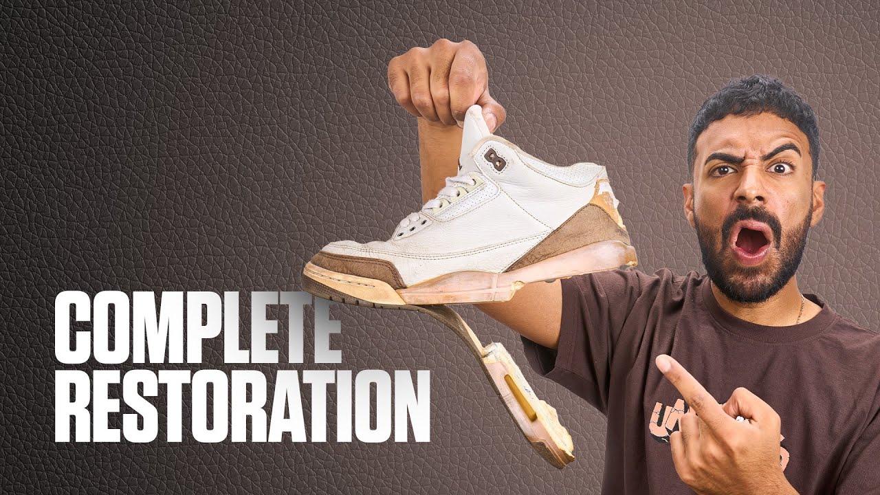 TRASHED Air Jordan 3 Mocha Complete Restoration