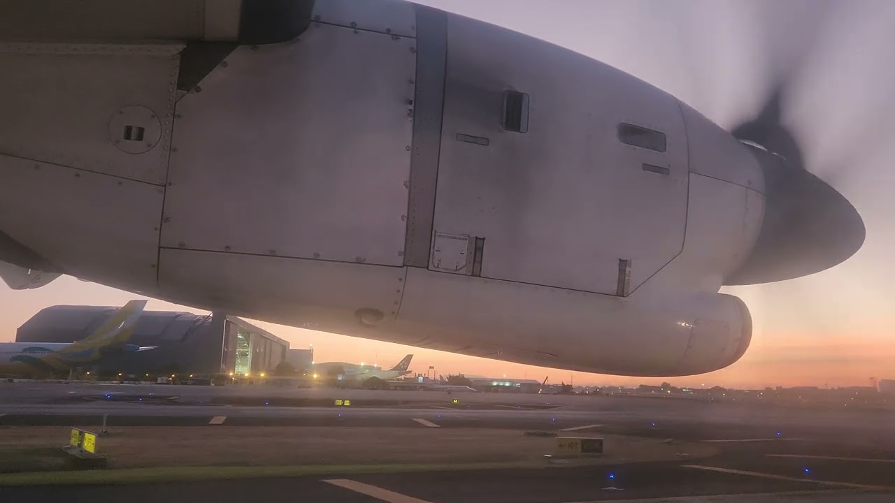 AirSwift Airlines (ATX112) ATR-72 depart Manila(MNL) to El Nido (ENI)
