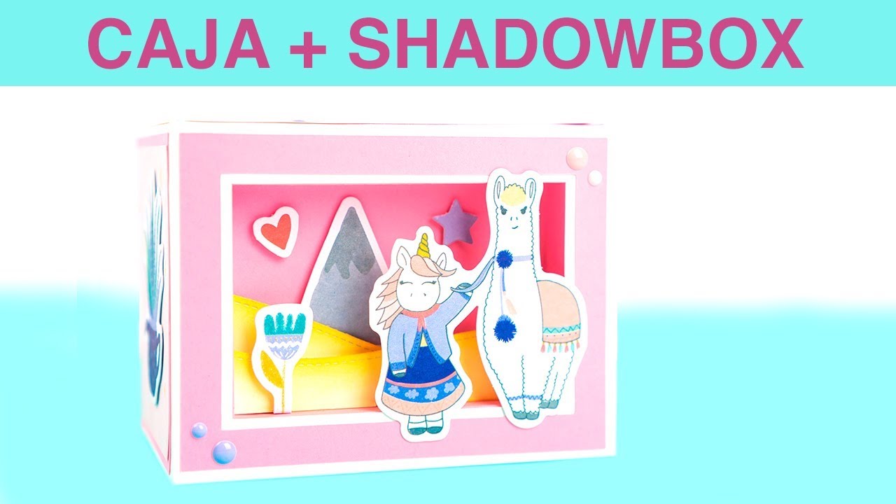 Cómo hacer una caja con una ShadowBox incluida - Lora Bailora