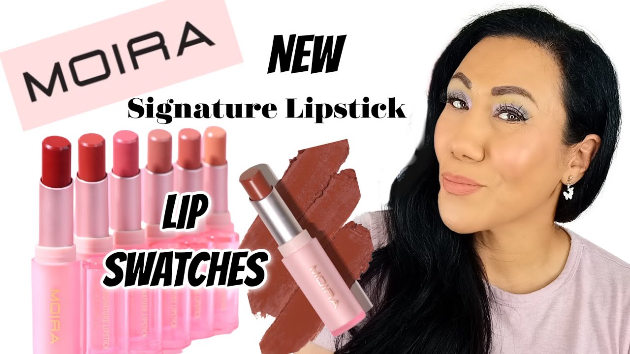 NEW Moira Cosmetics Signature Lipstick + Colourpop Lux Lipstick | Lip Swatch Party
