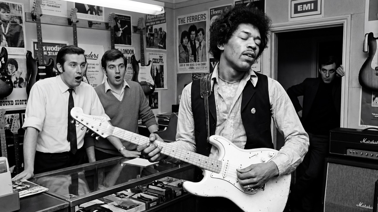 They Saw Only a Broke Kid — Then Jimi Hendrix Picked Up a $50 Guitar, That Day Changed Music Forever