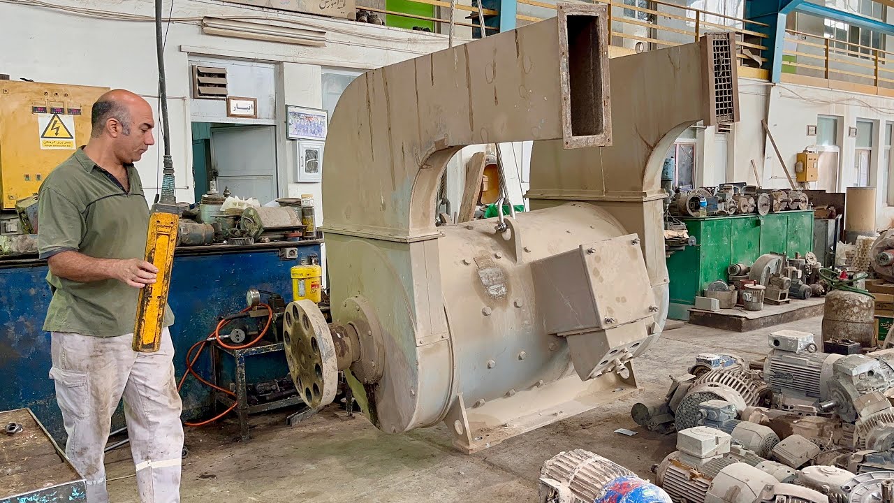 Разбираем гигантский электродвигатель Siemens! 650 кВт с 1000 об/мин.