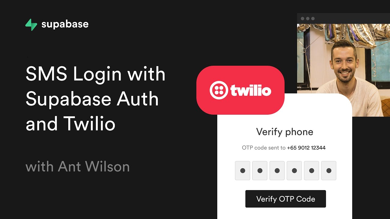 SMS Login with Supabase Auth and Twilio