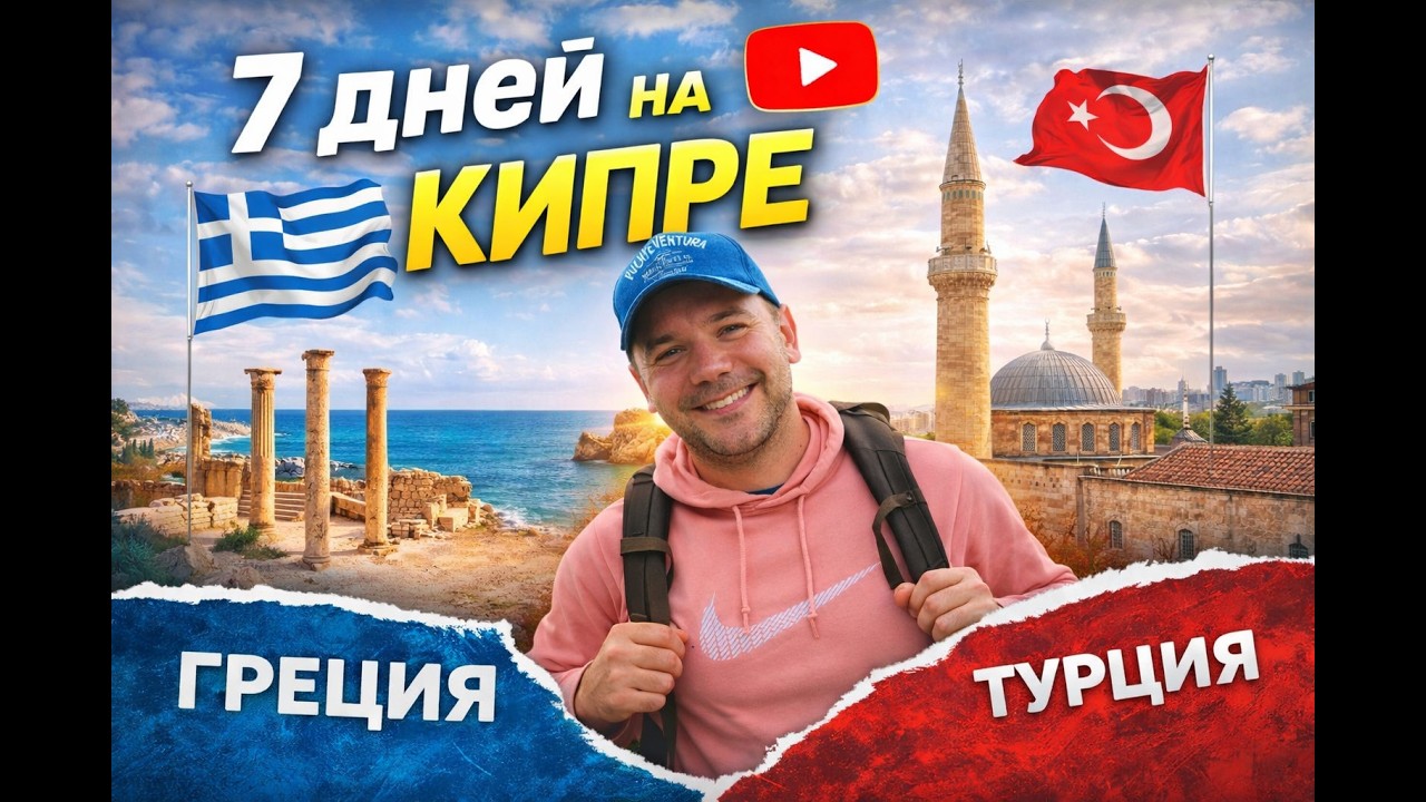 Я проехал весь Кипр за 7 дней — остров, который разделён пополам