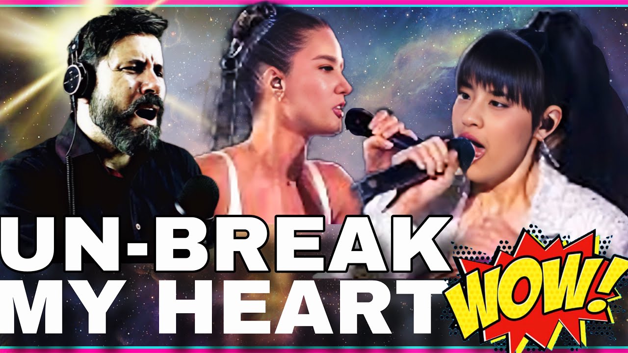 Reaction Diana Ankudinova & Julia Parshuta; Un-Break My Heart; Duett