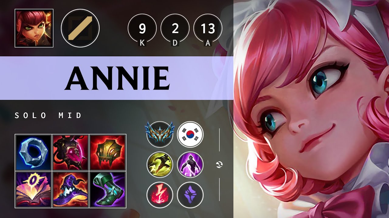 Annie Mid vs Corki - KR Challenger Patch 25.16