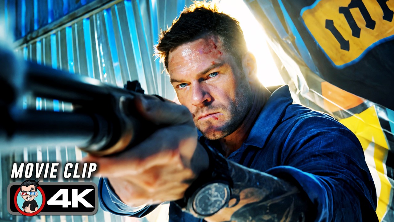 Alan Ritchson Destroys The Cartel Scene | RUNNER (2026) Movie CLIP 4K