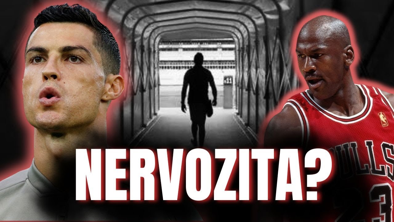 Jak se zbavit TRÉMY, NERVOZITY a STRACHU z výkonu? Na pódiu i hřišti. Jak to dělá Ronaldo a Jordan?