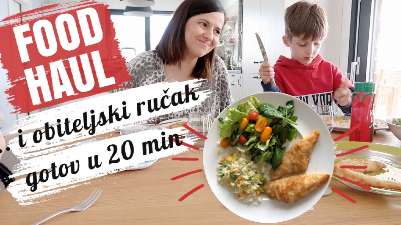 FOOD HAUL i naš obiteljski ručak | mama 4 djece |