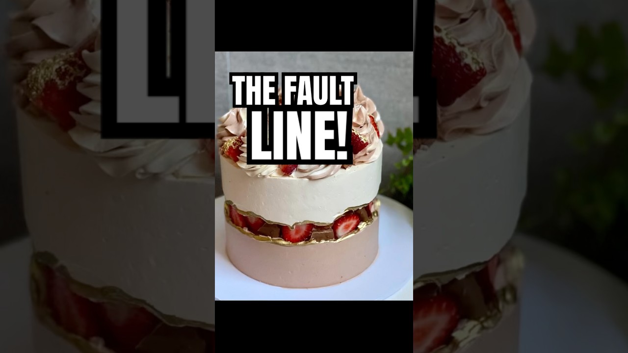 This cake trend was SO COOL! I kind of want to bring it back.