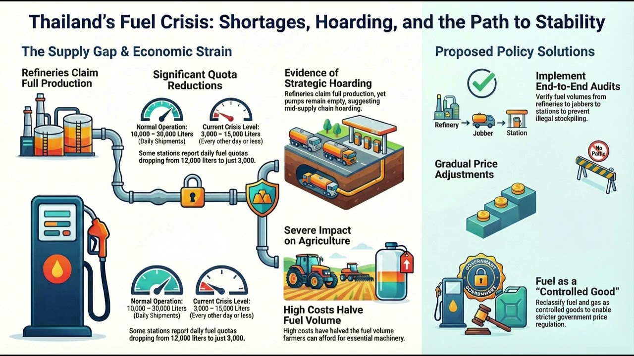 Thailand's Fuel Crisis: Shortages, Hoarding, and the Path to Stability