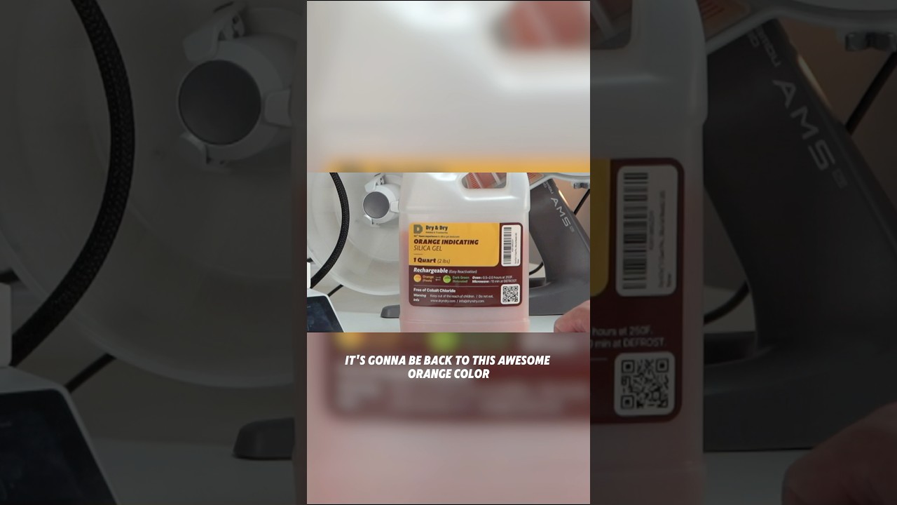 What is the best desiccant for 3d printing?? #3dprintlife #3dprinting #bambulab