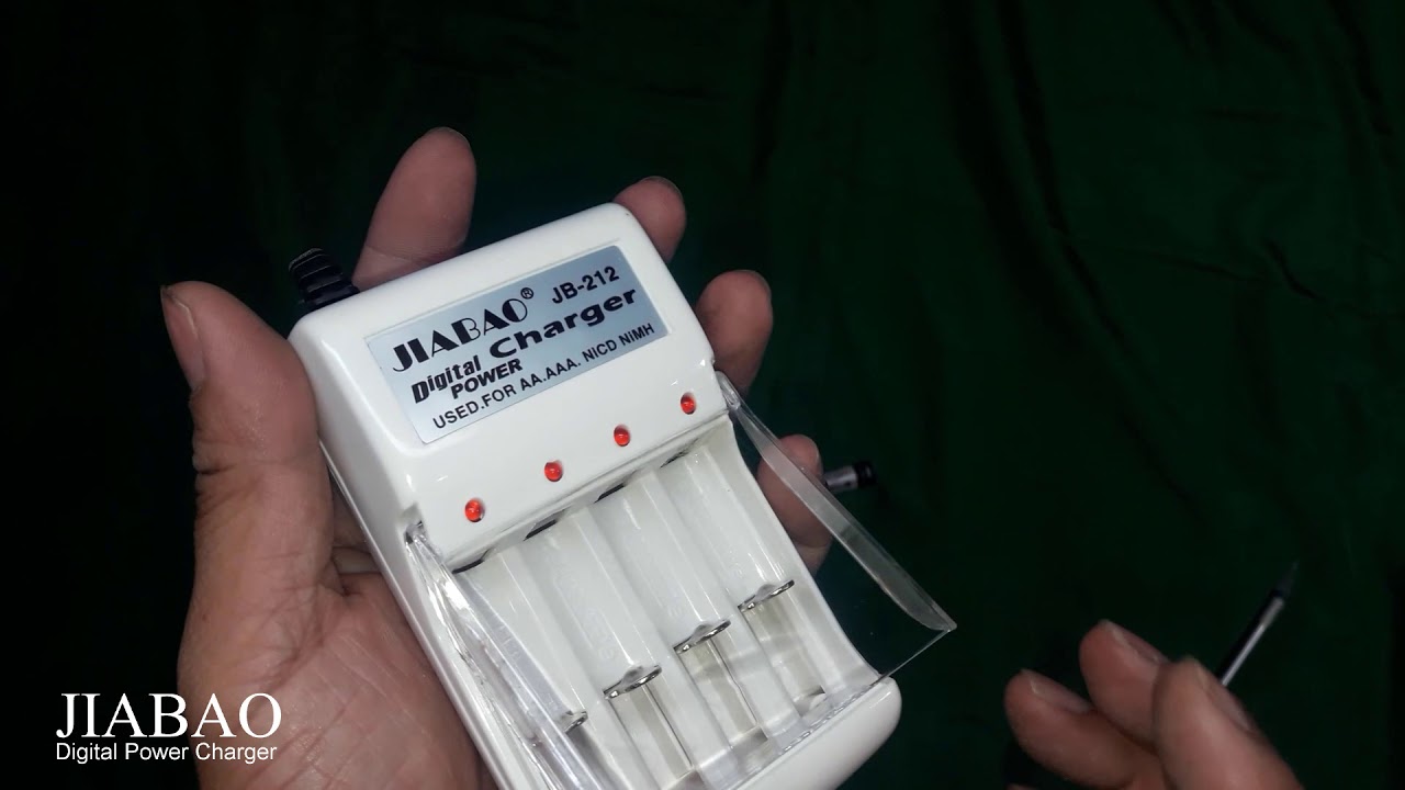 Jaibao JB-212 Digital Power Charger - Battery Charger for Double and Triple A