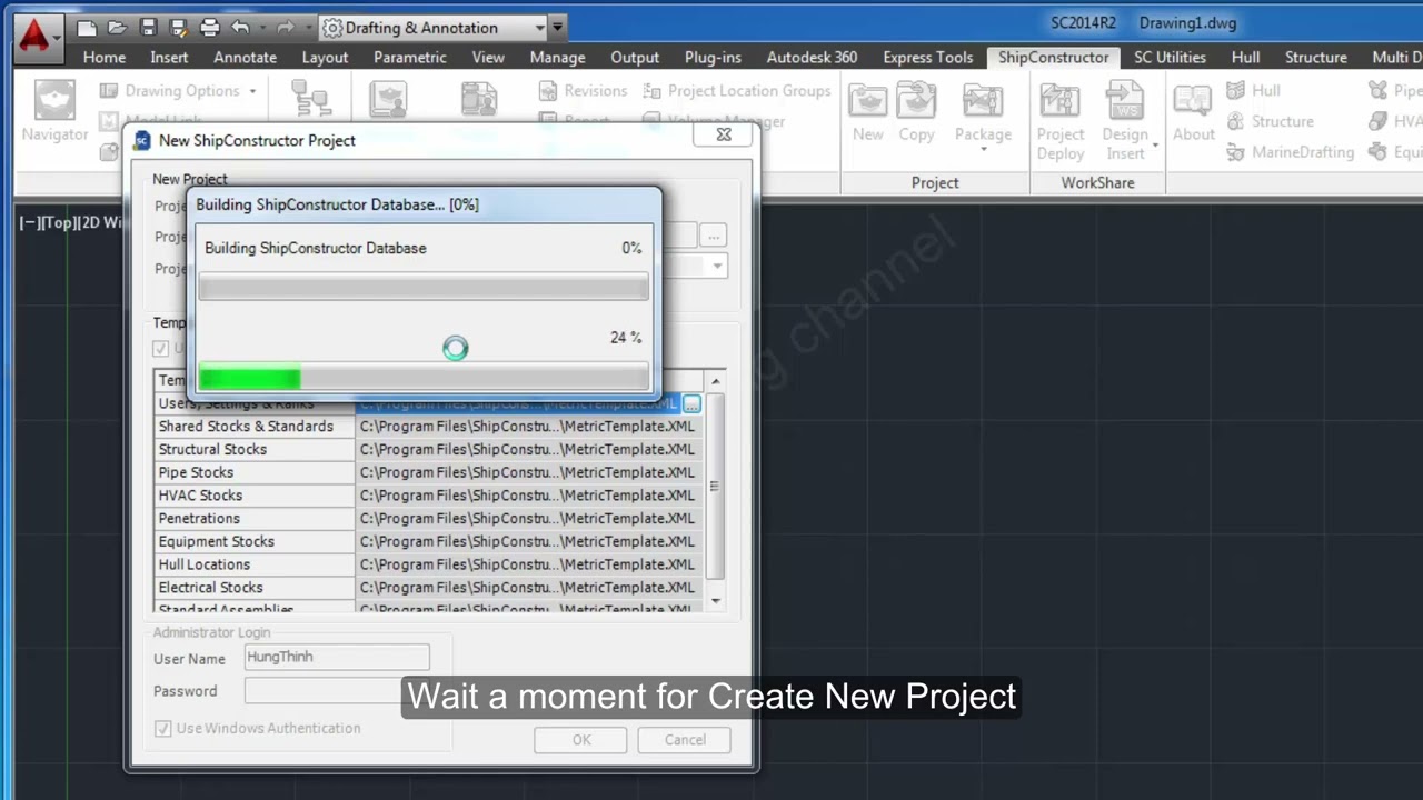 How to Create a New Project in ShipConstructor - Naval Architect Software