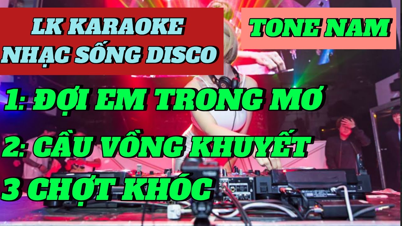 [ LK KARAOKE TONE NAM ] ĐỢI EM TRONG MƠ-CẦU VỒNG KHUYẾT-CHỢT KHÓC | SẮC NHỎ KEYBOARD