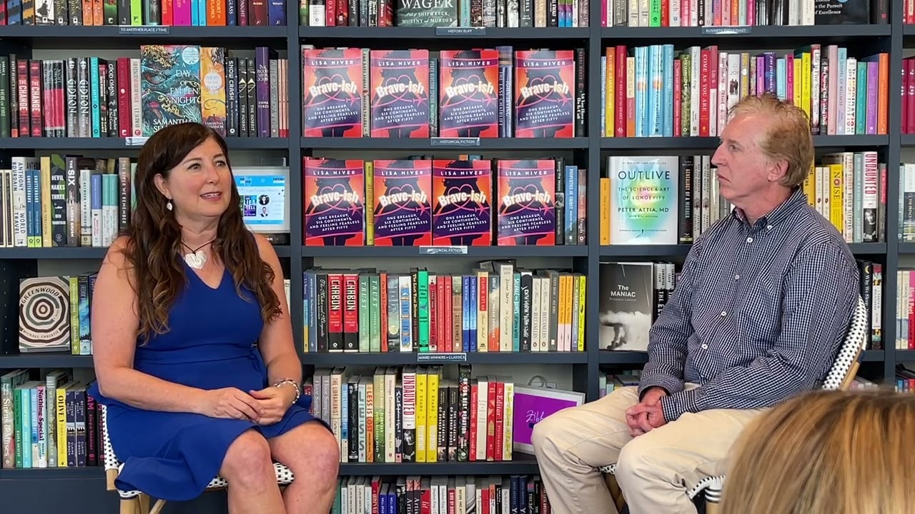 BRAVE-ish book talk by Lisa Niver and Chris Palmeri at Zibbys Bookshop