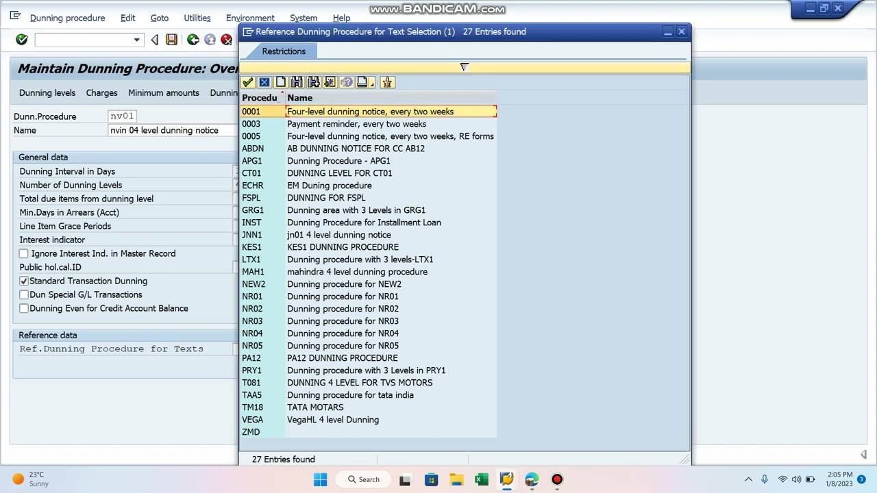 31  Dunning Procedure & Configuration in SAP FICO