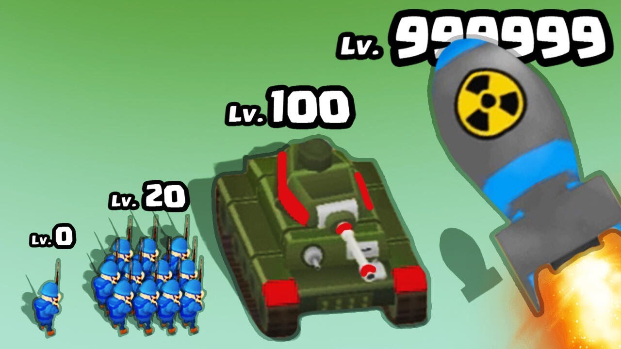 Evolving a Soldier to MAX POWER NUKE ARMY in Army Commander