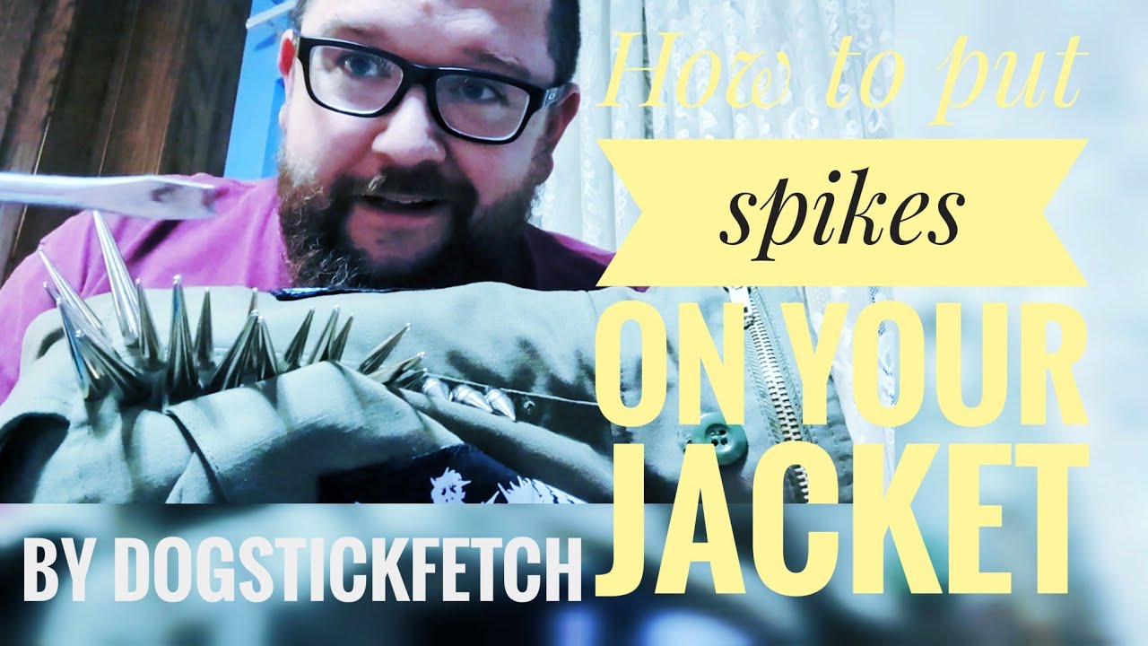 How To Put Spikes On Your Battle Jacket