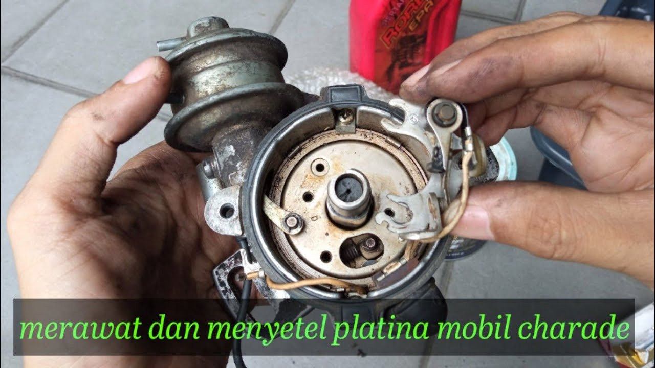cara mudah stel platina mobil daihatsu charade