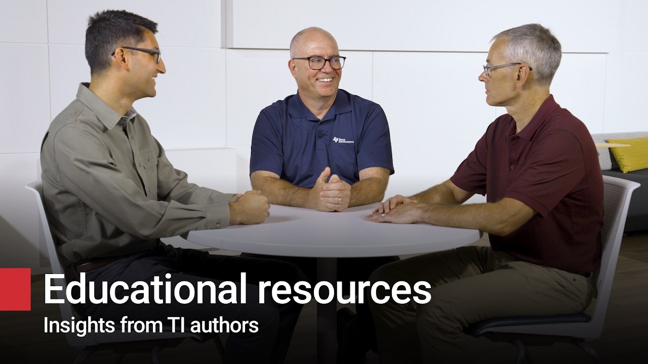 Educational resources: Insights from TI authors