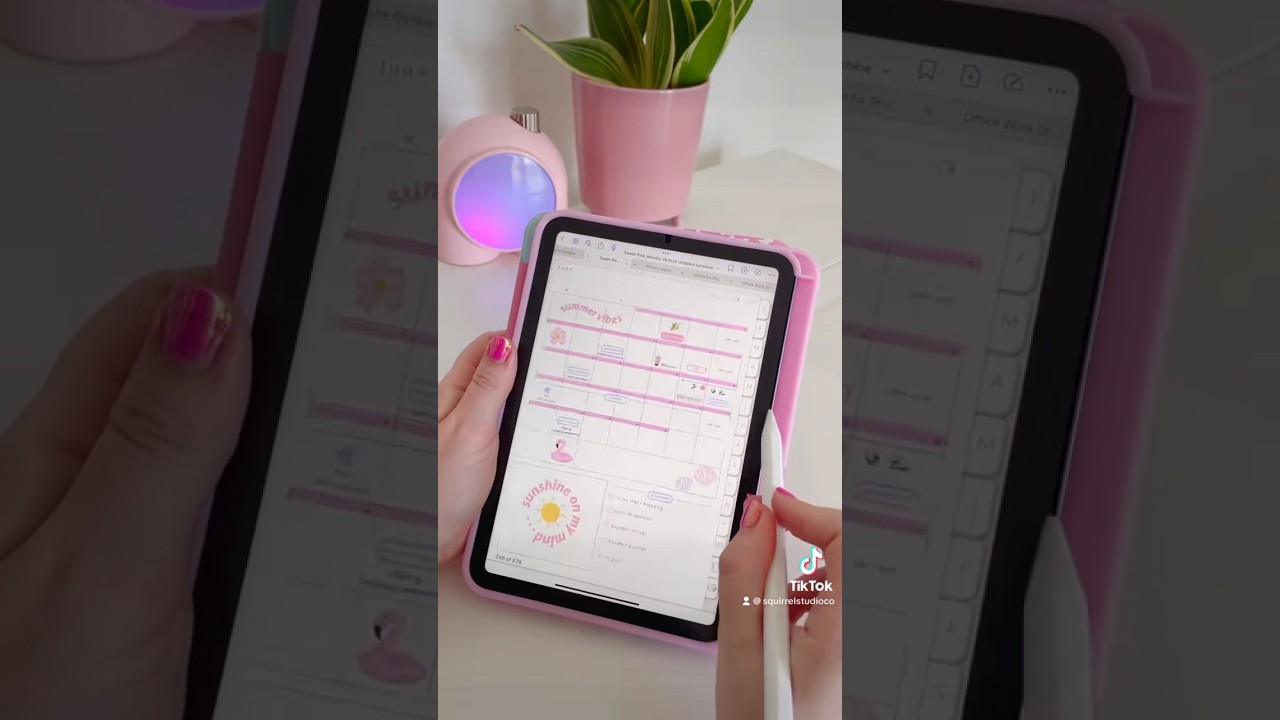 Plan with me on the iPad Mini 6 📱✏️💖 #ipadmini #ipad #digitalplanning #digitalplanner #ipadmini6