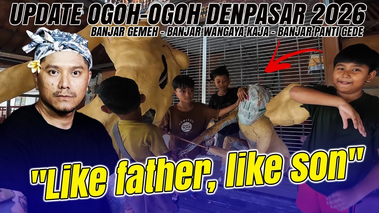 BLI MARMAR & AIR BERSAING MEMBUAT OGOH-OGOH, UPDATE OGOH OGOH GEMEH, WANGAYA KAJA & PANTI GEDE
