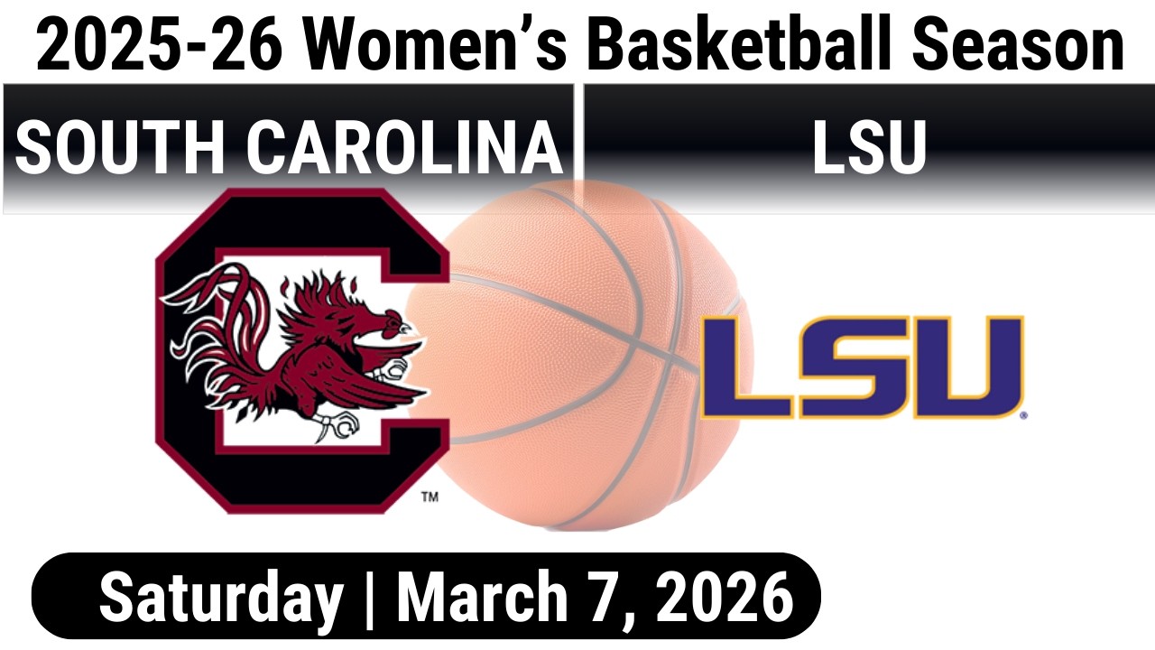2026 Mar 7 WBB  LSU Tigers vs   South Carolina FULL GAME 20260307