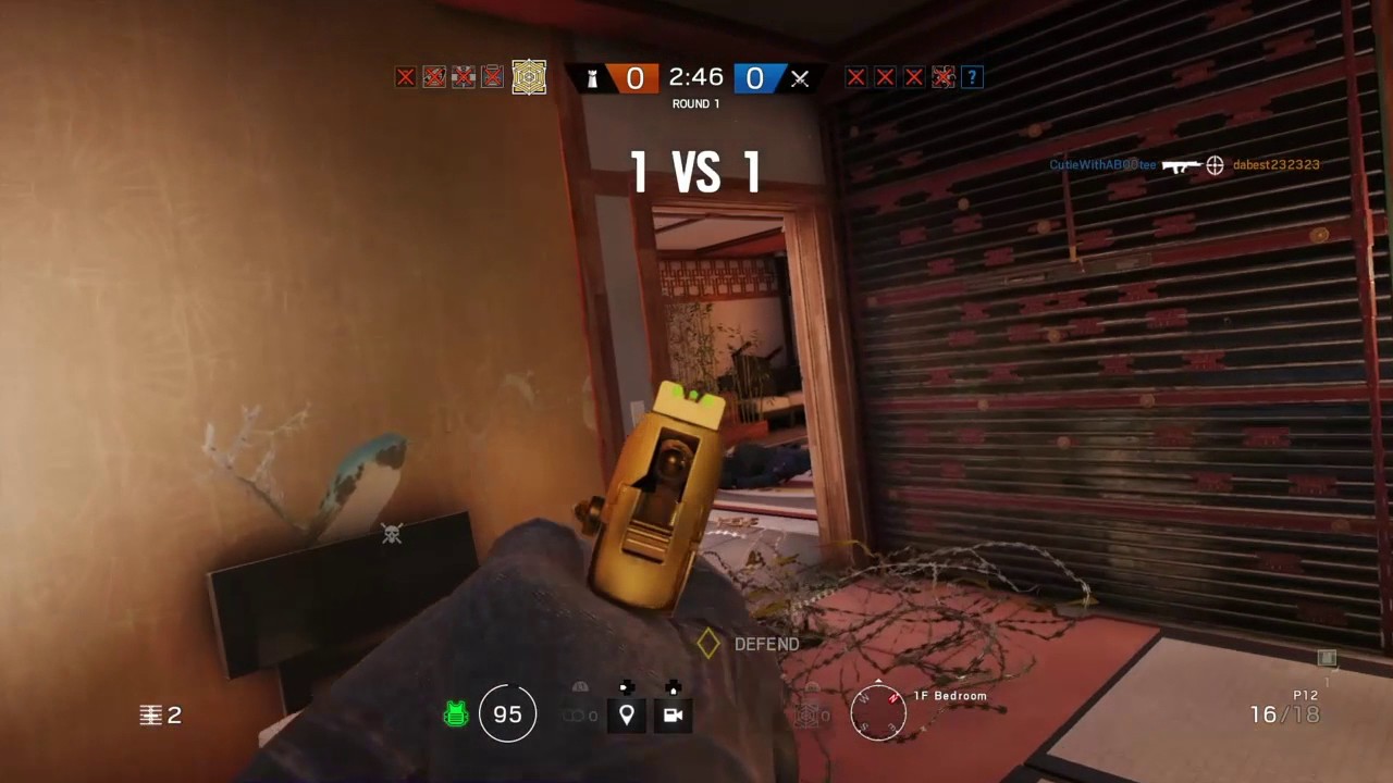Rainbow Six Siege-Pistol only challenge on skyscraper