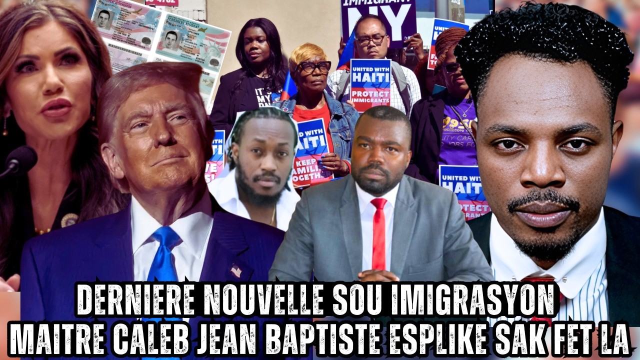 GWO NOUVEL ;YON MOUN MOURI KAY TRUMP JODI A,MET CALED SE INVITE NOU,DOSYE TPS AYISYEN YO