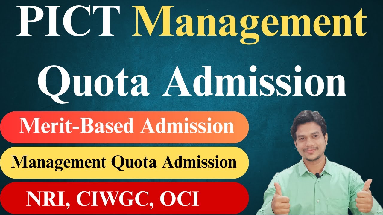 PICT Management Quota Fees | PICT Pune Direct Admission | PICT Cutoff Mht Cet | MHT CET Counselling|