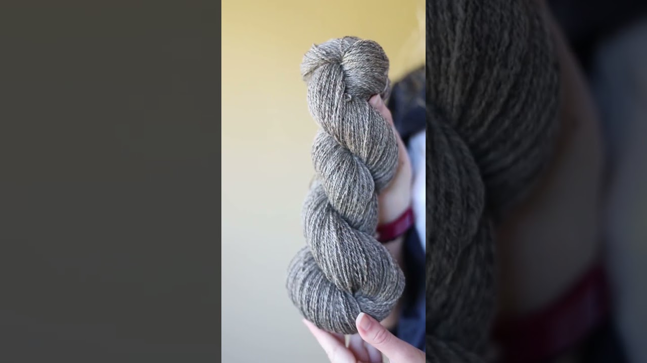 Watch a sheep become a scarf