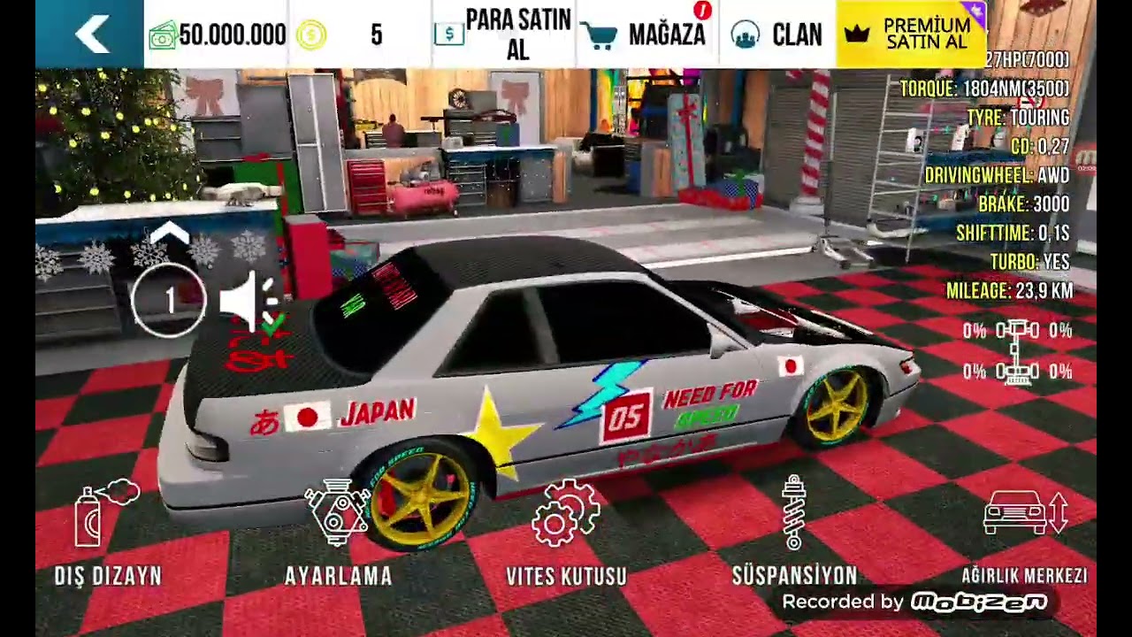 İki tekerden drift ayarına kecdik 