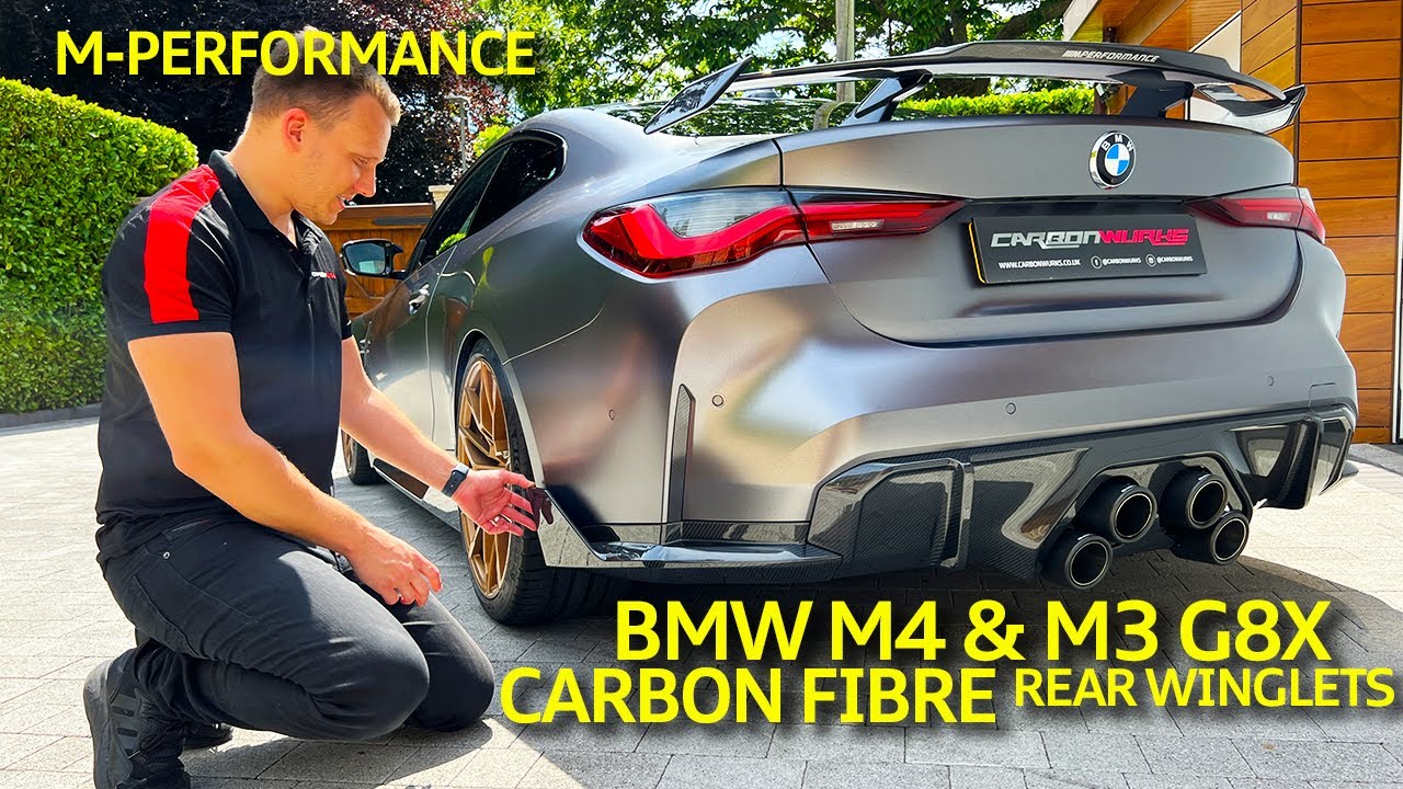 BMW M3 (G80) & M4 (G82 & G83) M-Performance Carbon Fibre Rear Winglets