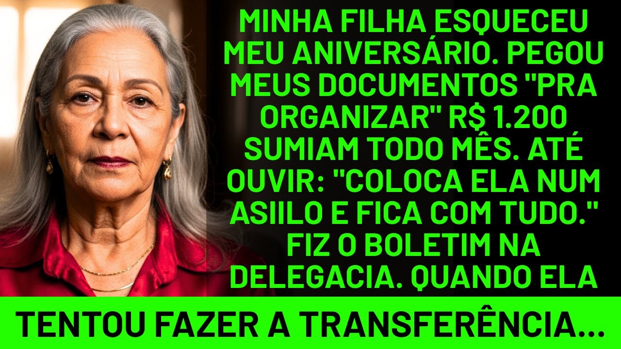 Minha FILHA esqueceu meu aniversário... Dias depois, encontrei um email... 'Proposta de INTERNAÇÃO'