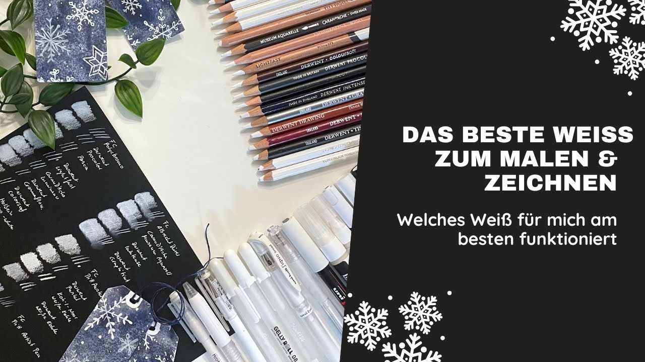 Ich versuche das beste Weiß zum malen und zeichnen zu finden