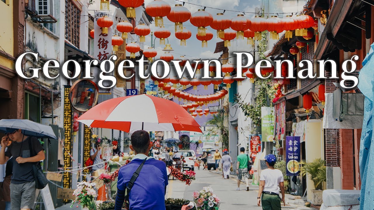 Georgetown Penang Malaysia 2021 | Art Street tour【Full Tour in 4k】