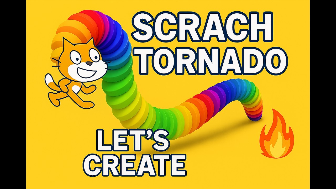 scratch making CAT TORNODO RAINBOW