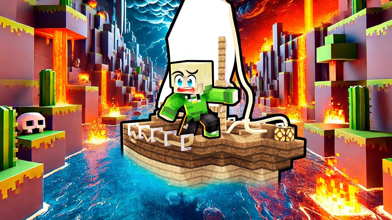 Bouw Een Boot Om Te Overleven In Minecraft!🔨🚣‍♂️