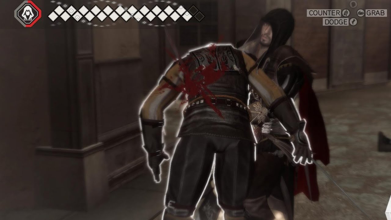 Assassin's Creed II Florence Free Roam Altair Armor & Counter Kills Gameplay [1080p/60FPS]
