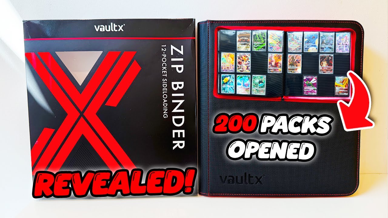Vault X SV10 First Edition Binder Reveal + Destined Rivals Master Set Setup!