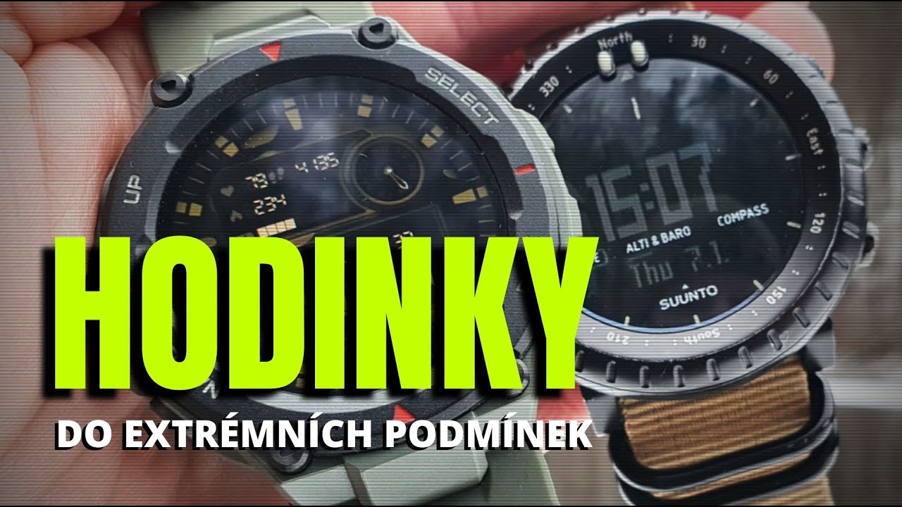 ⏳ HODINKY do nepohody / Amazfit T-REX, Suunto, Casio